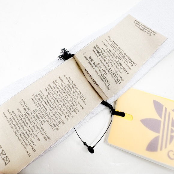 GUCCI X ADIDAS COTTON SPONGE HEADBAND IN WHITE - Picture 14 of 16
